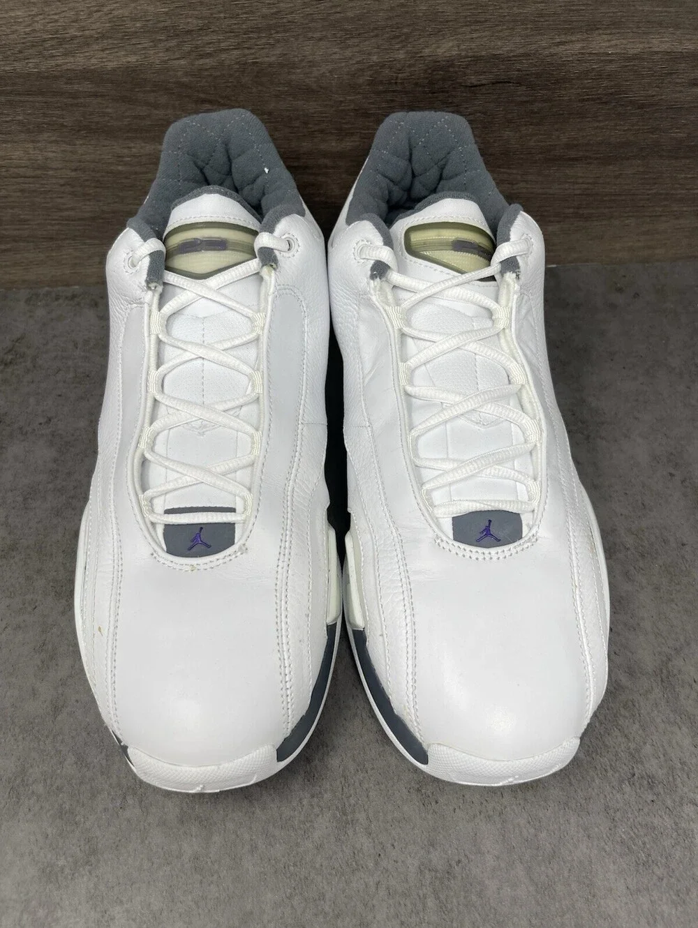 Air Jordan Team Concept Low Sneakers Mens Size 13 White Silver Lot 313365-101